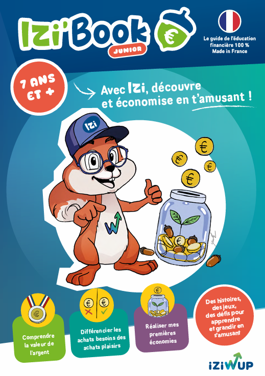 Izi'book "Le cahier d'éducation financière à partir de 7 ans"
